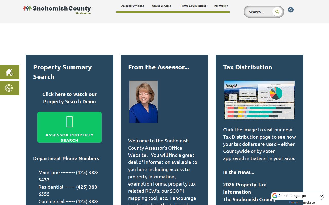 Mill Creek East people search using Snohomish County assessor records